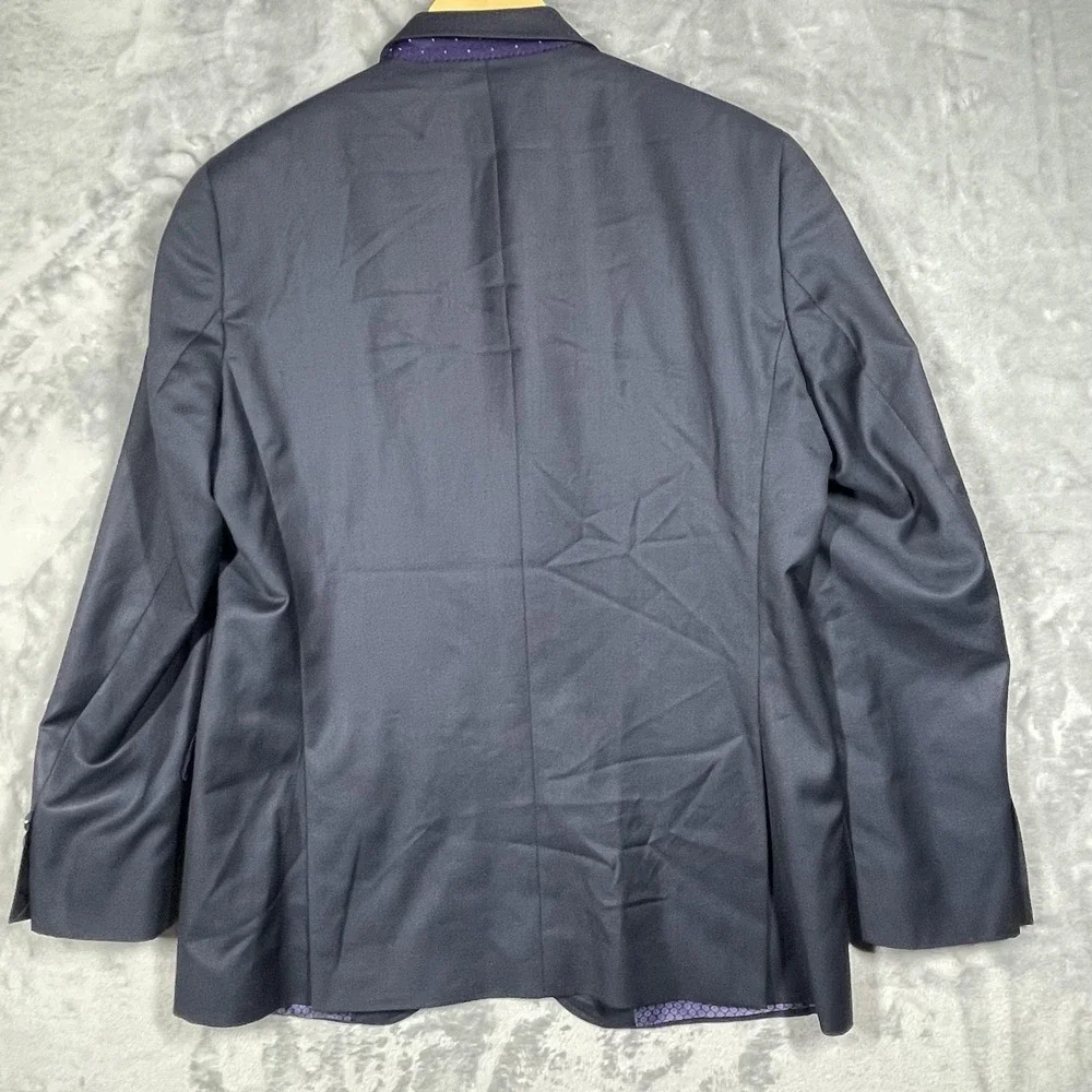 Ted Baker London Endurance Mens Navy Blue Two Button Blazer Sport Coat Canada